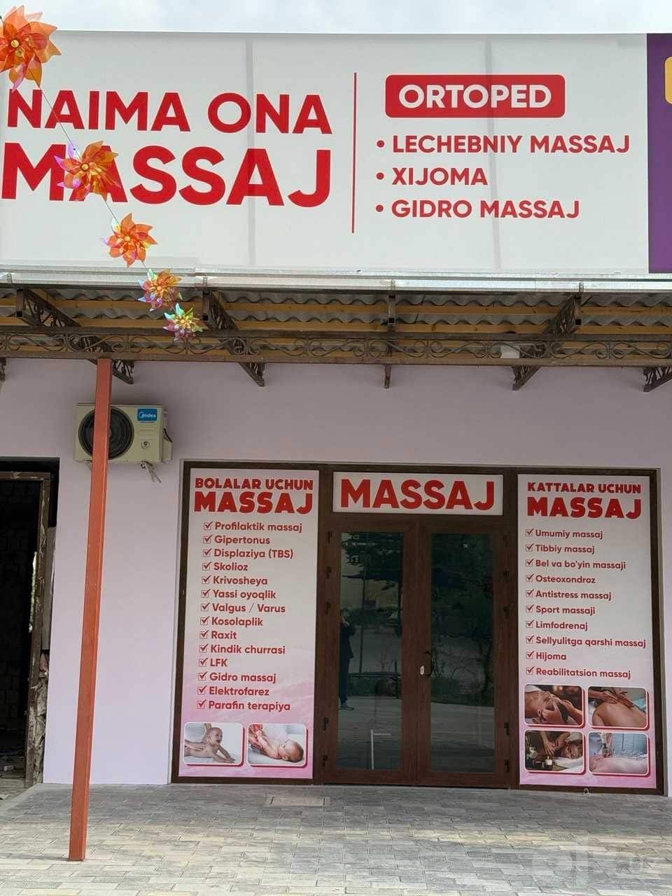 Tayyor massaj xonasi ijaraga beriladi