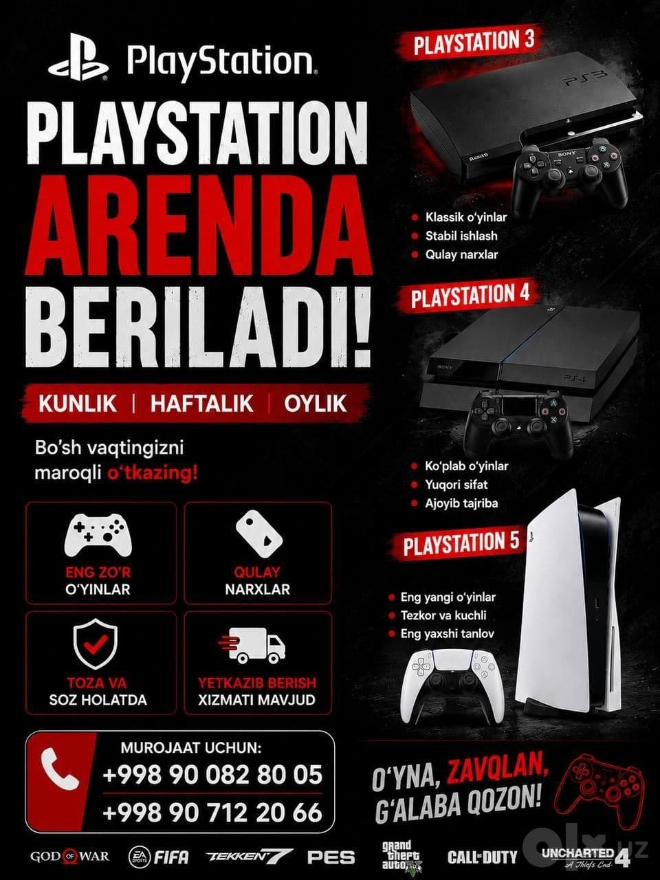 Ps arenda 3,4,5