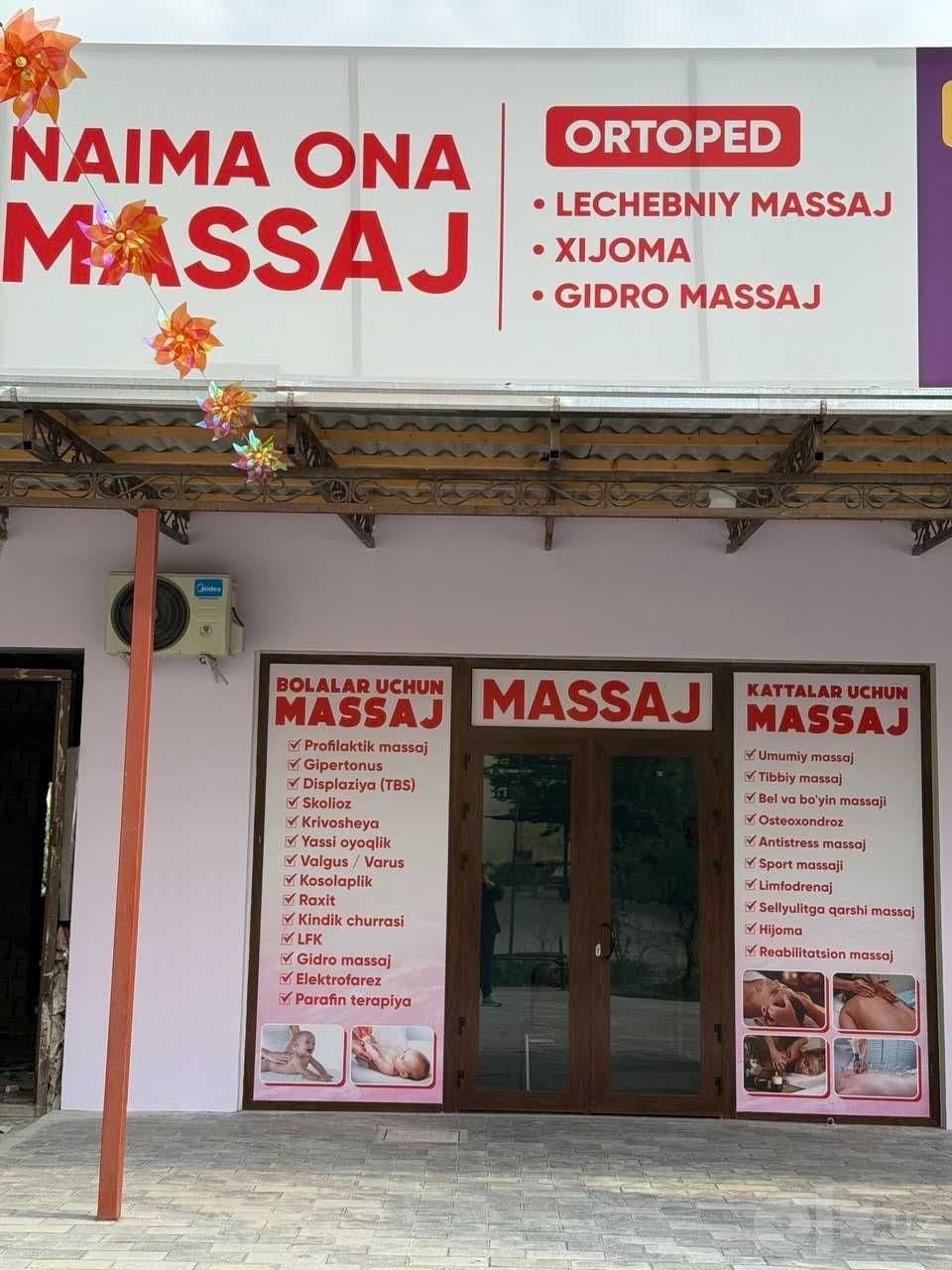 Tayyor massaj xonasi ijaraga beriladi